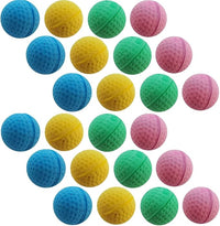 YnFag Foam Soccer Balls - Cat Toys for Indoor Cats (24 Pcs Individual Color Balls)
