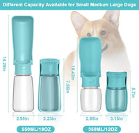 Portable Dog Water Bottle - Blue / 19oz - image 3