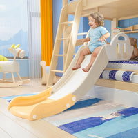 monleelnom yellow indoor couch slide for toddlers with adjustable armrests - view 3