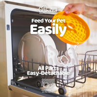 Slow Feeder Dog Bowl for Large Dogs with Non-Slip Base - M / Orange - image 4