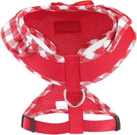 SuperBuddy Upgraded Soft Mesh Dog Harness - M (Neck Girth 13"; Chest Girth: 13"-18.5") / Passion Red - image 2