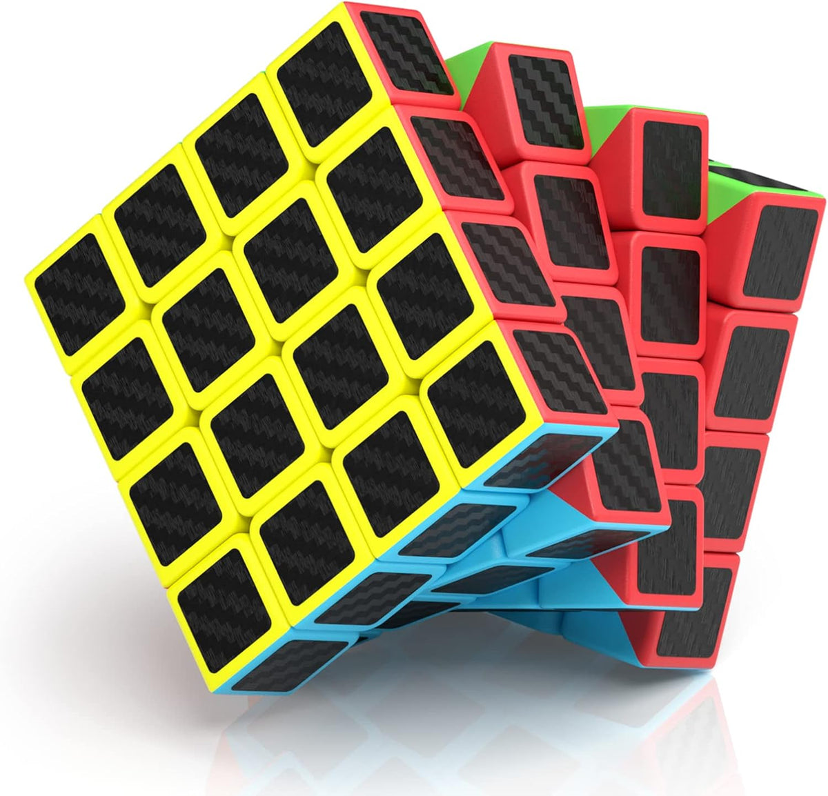 Roxenda 2x2 Speed Cube Stickerless Puzzle Cube – Fun for Kids & Family - 4x4x4