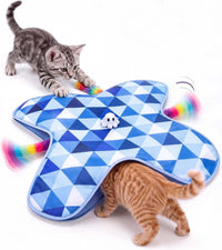 PetBusy Smart Interactive Cat Toys for Indoor Cats Chasing - Blue