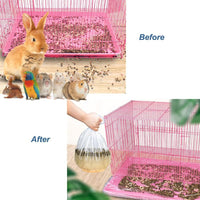 50 Pcs Disposable Rabbit Cage Liner Quick Cleanup Litter Box Liners - Large-Standard - image 2