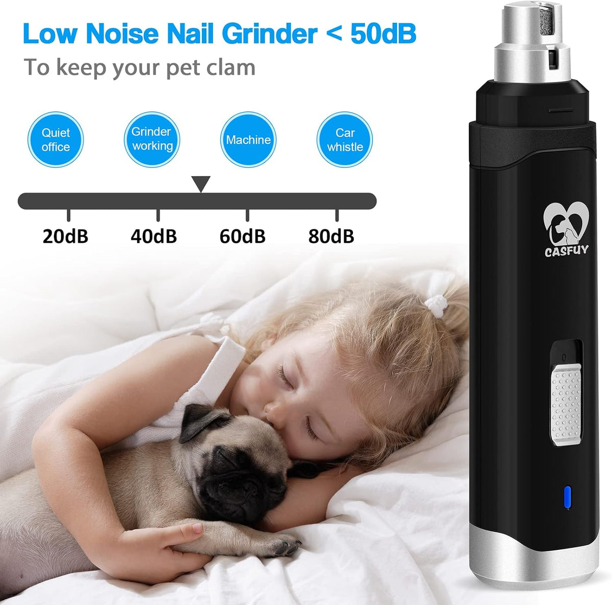 Casfuy Dog Nail Grinder Upgraded - D-Black - image 4