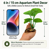 2-Pack Aquarium Decor Fish Tank Decorations 6-inch Betta Fish Tank - A (2-pack) - image 2