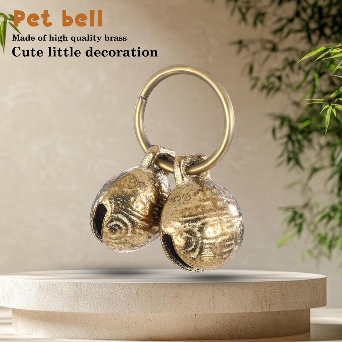 Styquenzer Copper Bell for Dog Collar - Medium - image 3