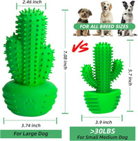 Cactus Dog Chew Toy for Aggressive Chewers - For Large Dog / Green - image 2