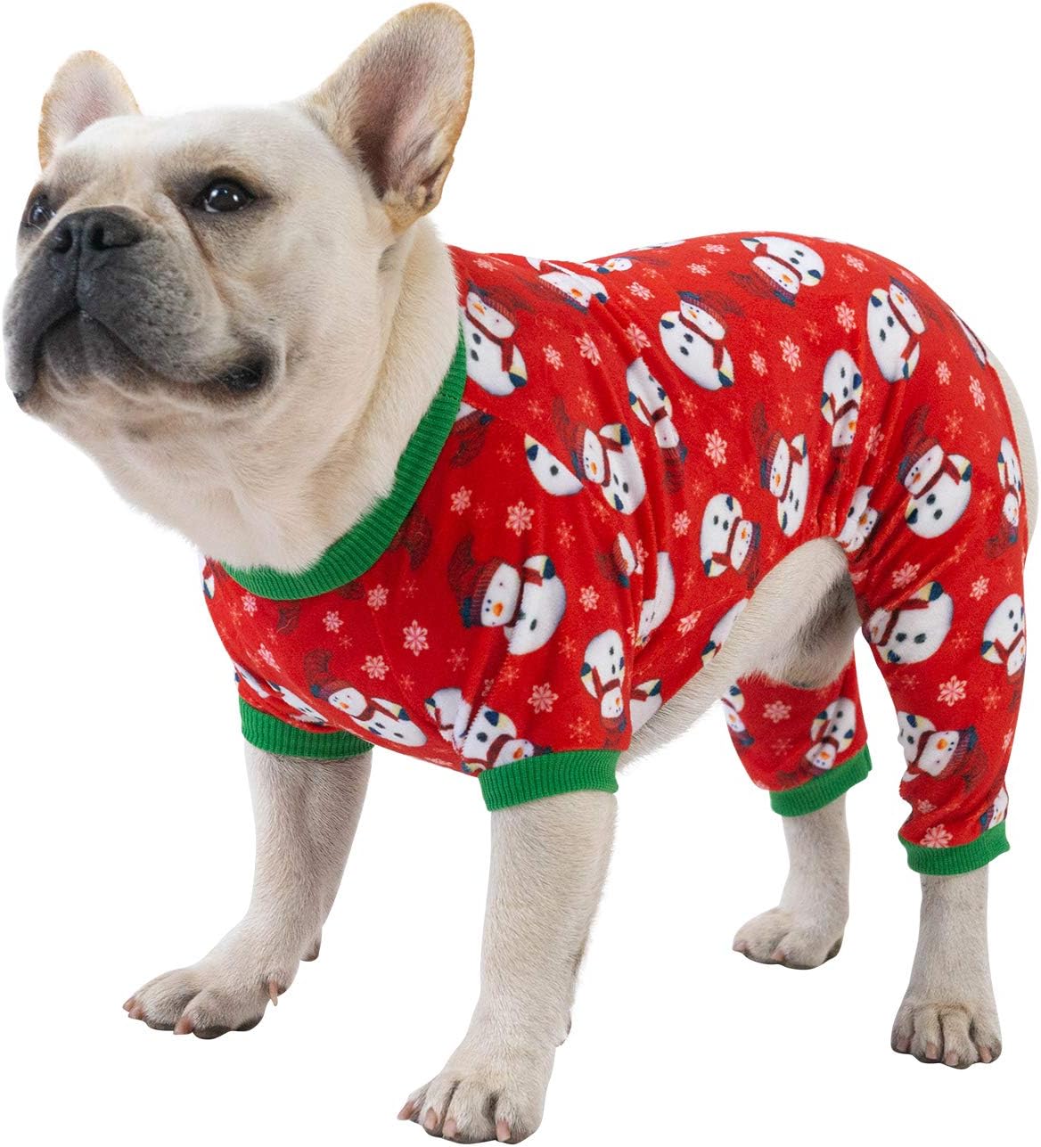 CuteBone Dog Halloween Pajamas Puppy Onesies Small Dogs Soft Pjs Coat - Small / Xmas136