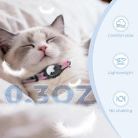 Reflective AirTag Cat Collar - Hot Pink / Breakaway(8.5"-12") - image 4