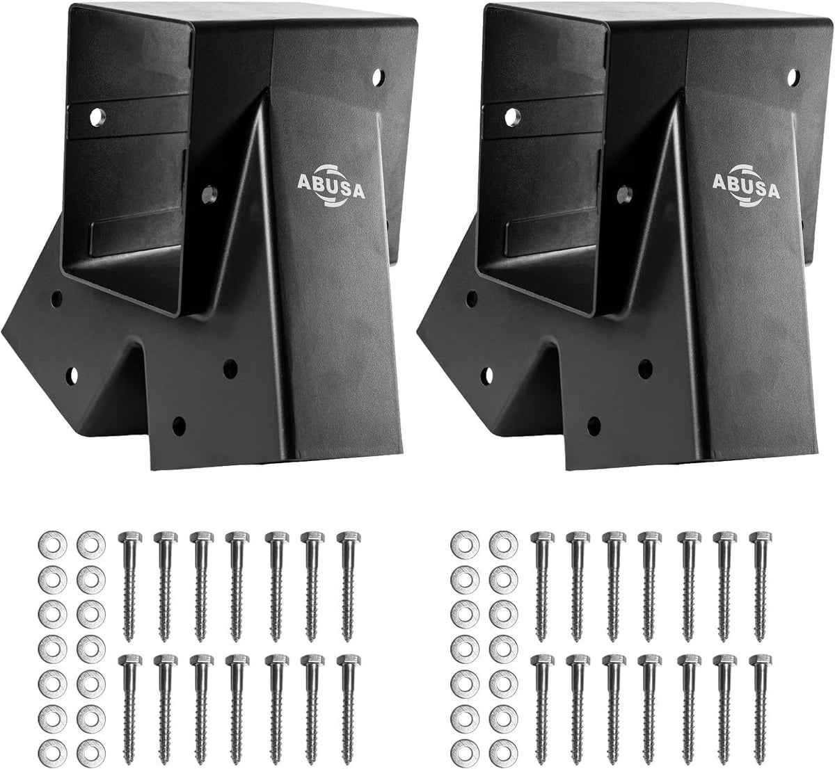 ABUSA heavy duty A-frame swing set brackets with 4 swing hangers and bolts - view 11