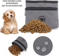 COOWONE Dog Treat Pouch with Pet Training Clicker, Detachable Dog Puppy Training Treat Bag, 900D Oxford Cloth Magnetic Closure Small Dog Poop Bag Holder for Travel or Outdoor Use