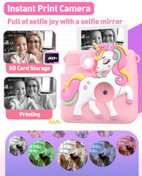 Kids Camera Instant Print - Pink - image 3