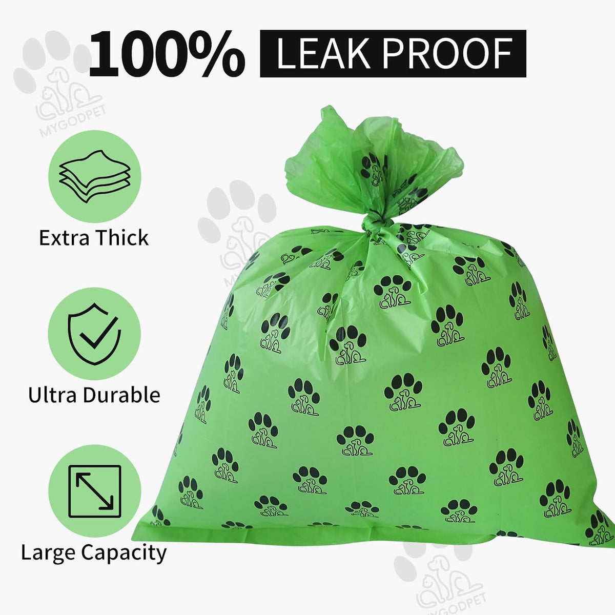 Dog Poop Bags Rolls with Dispenser 150 Count Biodegradable Bags - 1 Count (Pack of 150) / C-Green(Ocean)-1 Dispenser+150 Bags - image 4