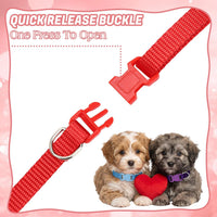 12 Pack Puppy Collars for Litter, Adjustable Puppy ID Collars – Essentials for Small Pets - M / Solid Color - image 4