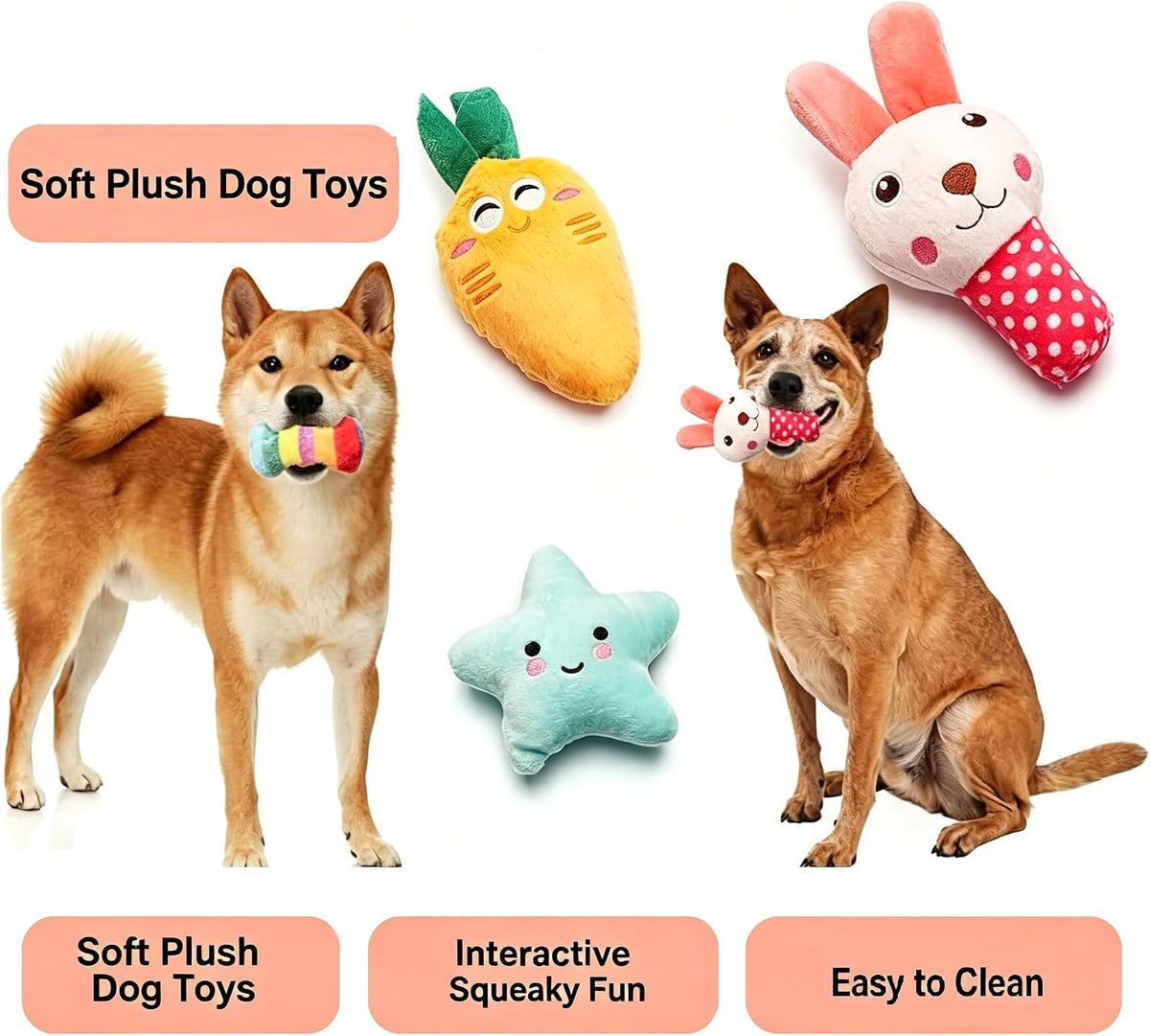 Squeaky Dog Toys for Small Medium Dogs - image 4