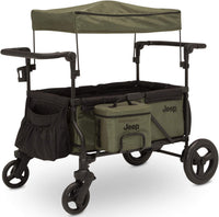 Jeep Deluxe Wrangler Stroller Wagon with Cooler Bag and Parent