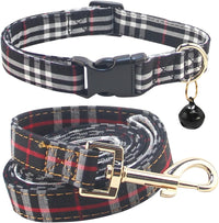 SuperBuddy Dog Collar, Adjustable Dog Collar with Bowtie - Large / black-1