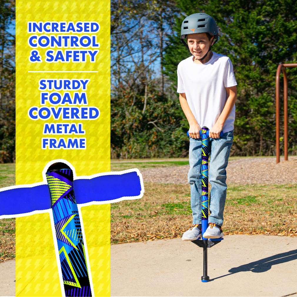 Flybar Jolt Pogo Stick for Kids - Geo - image 3