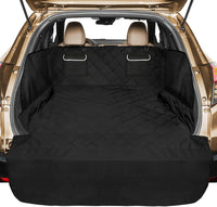 SUV Cargo Liner for Dogs - Trunk Cover with Side Walls for Compact SUV – Essentials for Dogs - Black with Pockets / Large (With Flaps) 93"