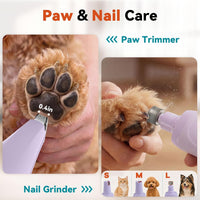 4-in-1 Dog Clippers for Grooming Kit - Purple - image 4
