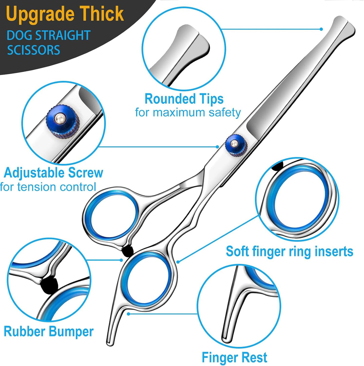 5 in 1 Upgraded Thicken Dog Grooming Scissors - image 3