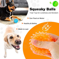 PUPTILY 2 Different Functions Interactive Ball for Dogs 2.5” Squeaky - 6pcs - image 4