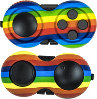 Original Fidget Toy Game, Rubberized Classical Controller – Fun for Kids & Family - 1 / Rainbow Style - image 2