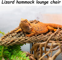 Bearded Dragon Hammock Reptile Lounger Reptiles Plants Hanging Fake - image 2
