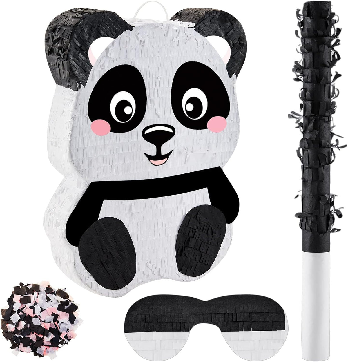 Lewtemi Robot Piñatas Birthday Party Favor - Panda Style