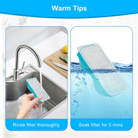 Cat Water Fountain Wireless, Stainless Steel-Rechargeable - Replacement Filters 6+6 - image 4
