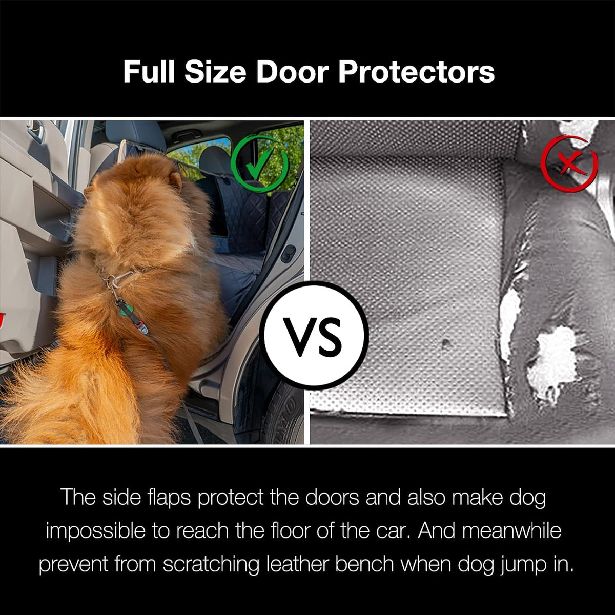56"Wx60"L Dog Car Seat Cover for SUV & Truck - Truck / GRAY - image 4