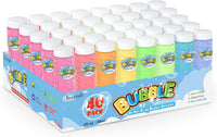 INSCRAFT Bubble Wand, Summer Toys, Wedding - 40 Pcs 2oz Bubbles Solution Bulk