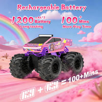 Amphibious Remote Control Car - Pink - image 4