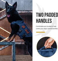 OneTigris No Pull Tactical Dog Harness for Medium Dogs - Blue / XS - image 2