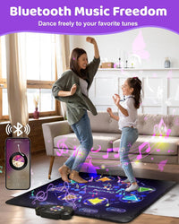 Gleamkid Dance Mat Toys for Kids: LED Light-Up 12-Button Electric - Rechargeable 8 Button - image 3