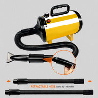 Dog Dryer High Velocity Professional Pet Grooming Dryer – Essentials for Dogs - Yellow - image 2
