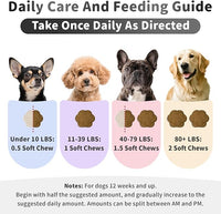 Melatonin for Dogs, Calming Chews with Valerian Root & L-Theanine for Sleep Aid & Emotional Support, Calming Treats for Stress Anxiety Relief - Thunder, Fireworks, Barking, Bacon Flavor, 60Ct