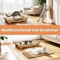 Extra Large 31.5" Cat Scratcher Bed - 31.5" Extra Large Cat Scratcher Bed & Mat Set - image 4
