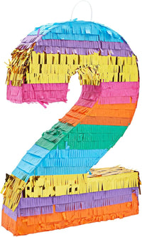 BLUE PANDA 8 Pinata, Small Multicolor - 2