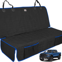 Dog Car Seat Cover for Back Seat - Truck-Blue / Truck Bench-61"W / 1