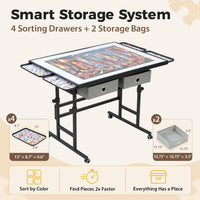 BuilderButler Puzzle Table 1500 Pieces with Wheels - Metal Frame / Medium - image 3