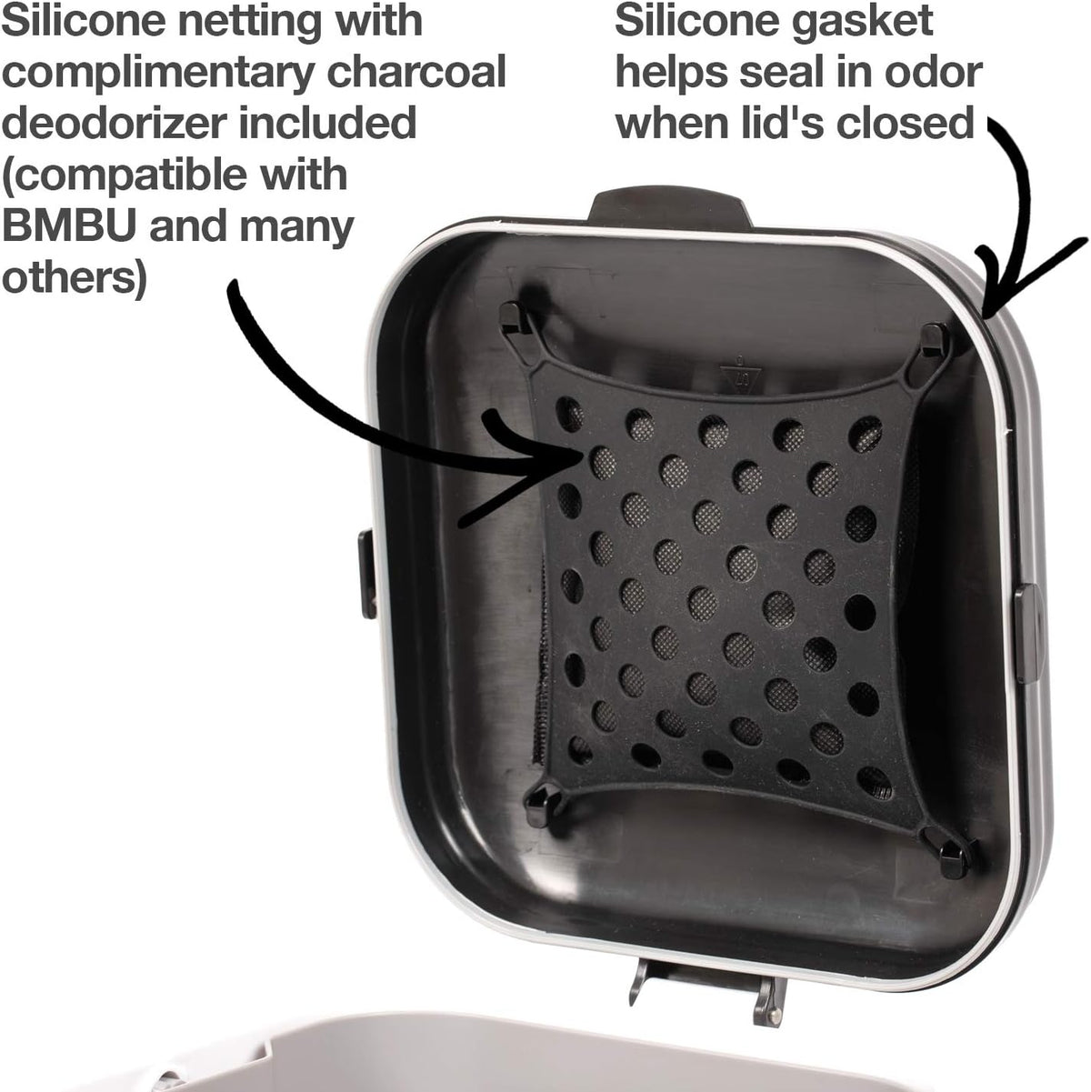 PetFusion Portable Cat Litter Disposal - Without Bag Holder - image 4
