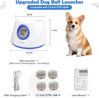 MEKAPLE Automatic Dog Ball Launcher - Blue - image 3