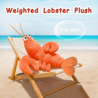 Niuniu Daddy Weighted Stuffed Animals - 3.3 Pounds / Lobster / Ocean - image 3