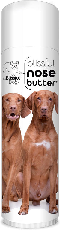The Blissful Dog Vizsla Nose Butter for Dry, Cracked Skin, Lick-Safe Dog Nose Balm with Moisturizing Shea Butter, Almond, Olive, and Essential Oils, Pet Supplies, Uncented, 0.50 oz.