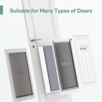 Baboni Dog Door for Door, 3-Flap, Durable Plastic Frame - White / X-Large / Metal Frame - image 4