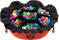 CardKingPro Immense Dice Bags with Pockets, Holds 150+ Dice - Orange