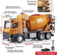 OANMYJJO diecast toy crane truck with extended boom and telescoping hook - view 9