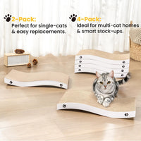 Cat Scratcher, Durable Scratch Pad - White / M: 15.7" - 1 Pack - image 3